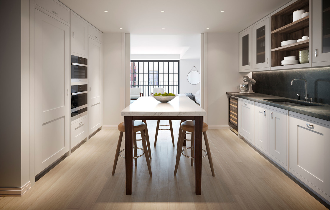Meticulously designed and beautifully finished, the kitchens include doors that can be closed for privacy or opened to create a seamless flow between rooms.